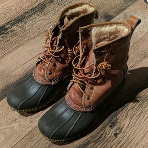 Fur-lined LL Bean Bean Boot